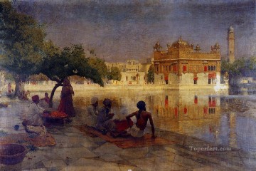 黄金寺院 アムリトサル ペルシア人 エジプト人 インド人 エドウィン・ロード・ウィークス Oil Paintings